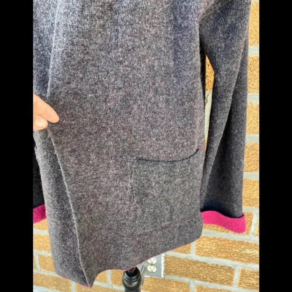 Chiaramente Open Front Hooded Cardigan Large - Picture 4 of 15